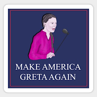 Make America Greta Again: Greta Thunberg UN Speech Climate Change Sticker